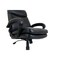 Global Industrial Executive Chair With High Back & Fixed Arms, Bonded Leather, Black 695621-AM - alternate 4